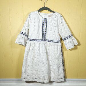Hanna Andersson White Lace Dress Size 6-7